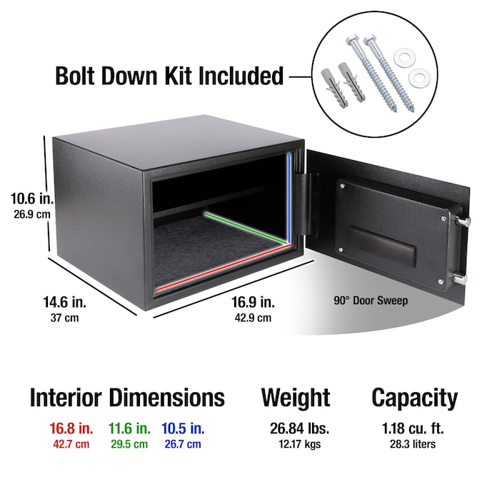 Master Lock 1.18-cu ft Safe Box with Electronic/Keypad Lock - Image 7