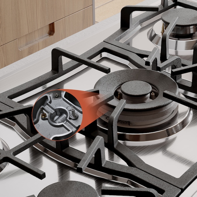 Empava 30-in 5 Burners Stainless Steel Gas Cooktop - Image 9