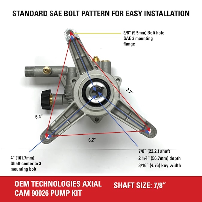 SIMPSON Oem Technologies 3100 Psi At 2.4-GPM Axial Cam Pump Kit - Image 4