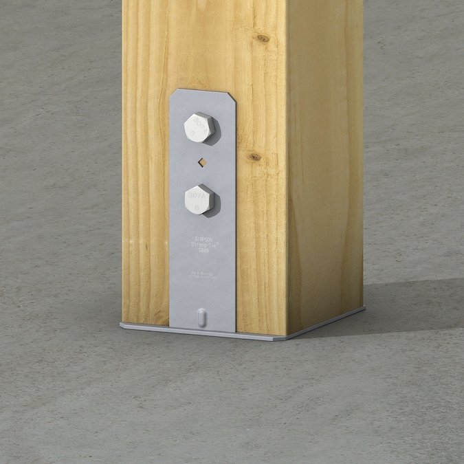 Simpson Strong-Tie CB 8-in x 8-in Painted Wood To Concrete (Cast In Place) Column Base - Image 4