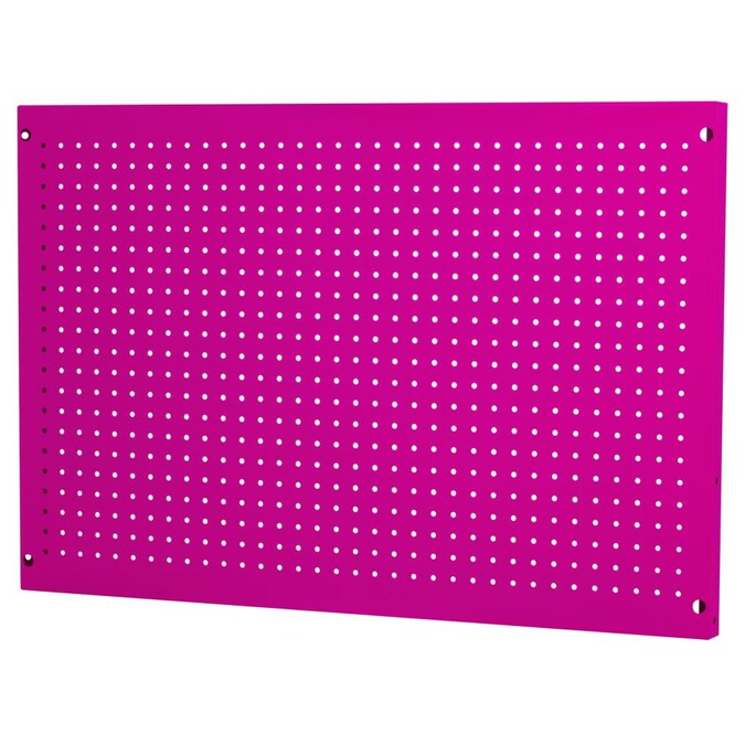 The Original Pink Box Steel Wallmount 24-inch By 36-inch Steel Pegboard