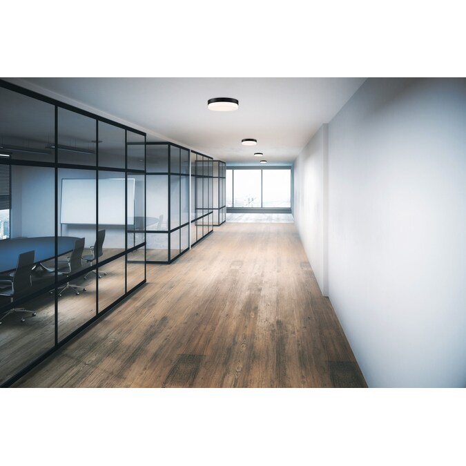 Access Lighting Roma 1-Light Matte Black LED Flush Mount Light - Image 6