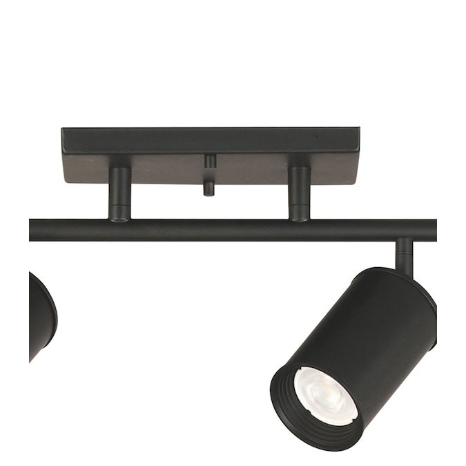 allen + roth Mason 57.25-in 6-Light Matte Black dimmable Gu10 Pin Base Traditional Track Bar - Image 5