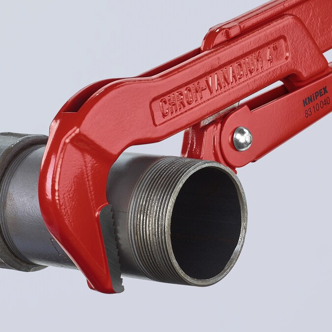 KNIPEX 24-in Adjustable Steel Pipe Wrench with Chrome Finish - Ideal for Plumbing and Auto Alignment - Offset Teeth for Better Grip - Image 8