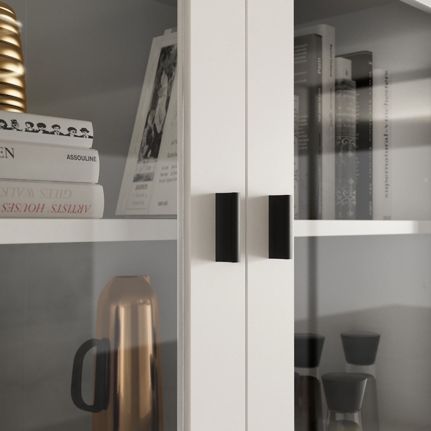 62.3-Inches W x 70.9-Inches H MDF White Freestanding Utility Storage Cabinet - Image 9