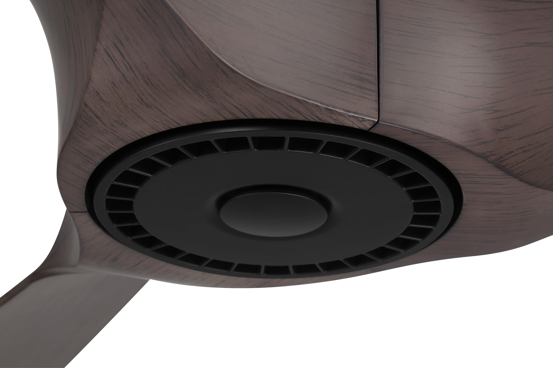 Milroy 52-in Outdoor Matte Black with Dark Brown Blades Ceiling Fan Without Light - Remote Included ( 3 -Blade ) - Image 4