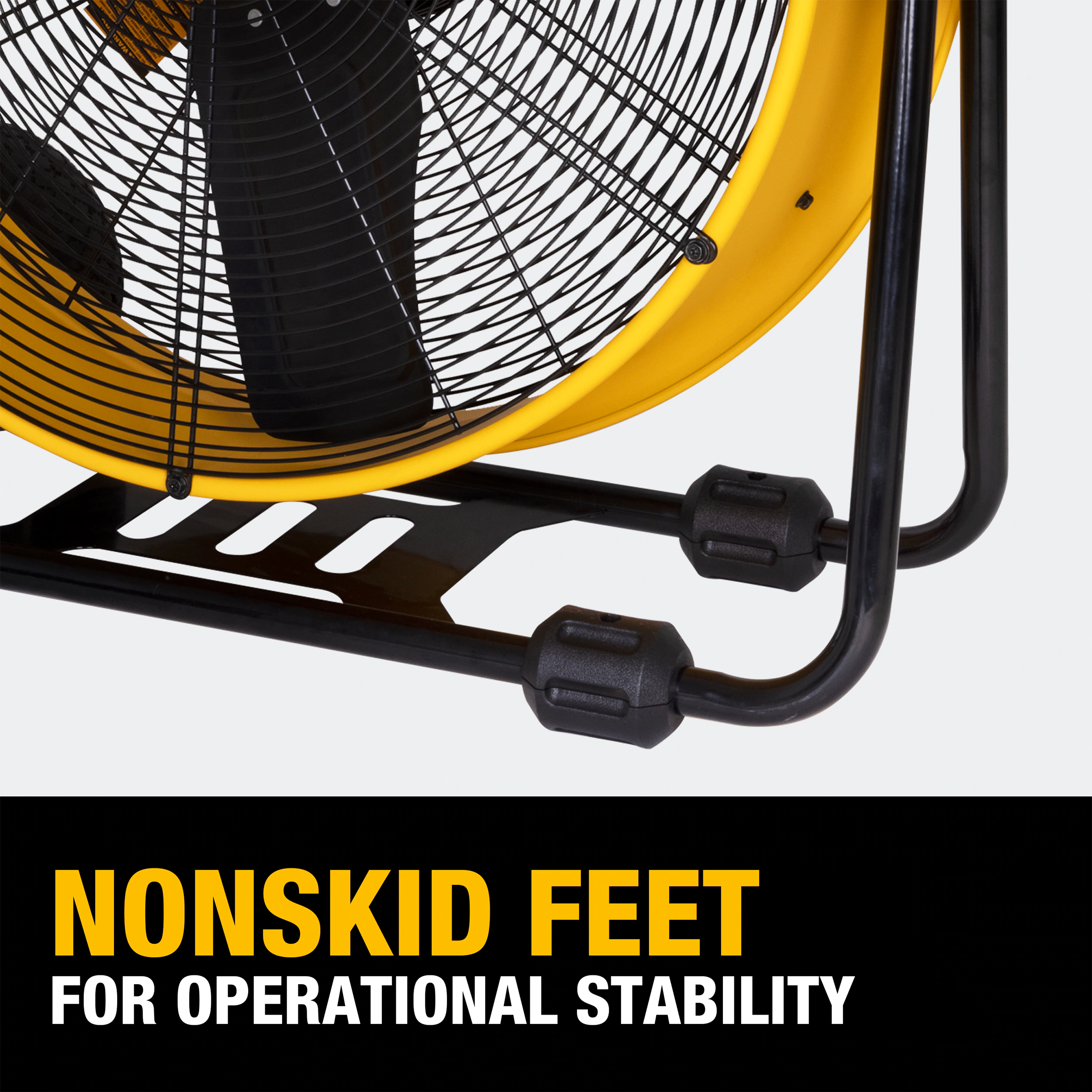 24-Inches 120 -Volt High Velocity Indoor/Outdoor Yellow Industrial Fan - Image 3