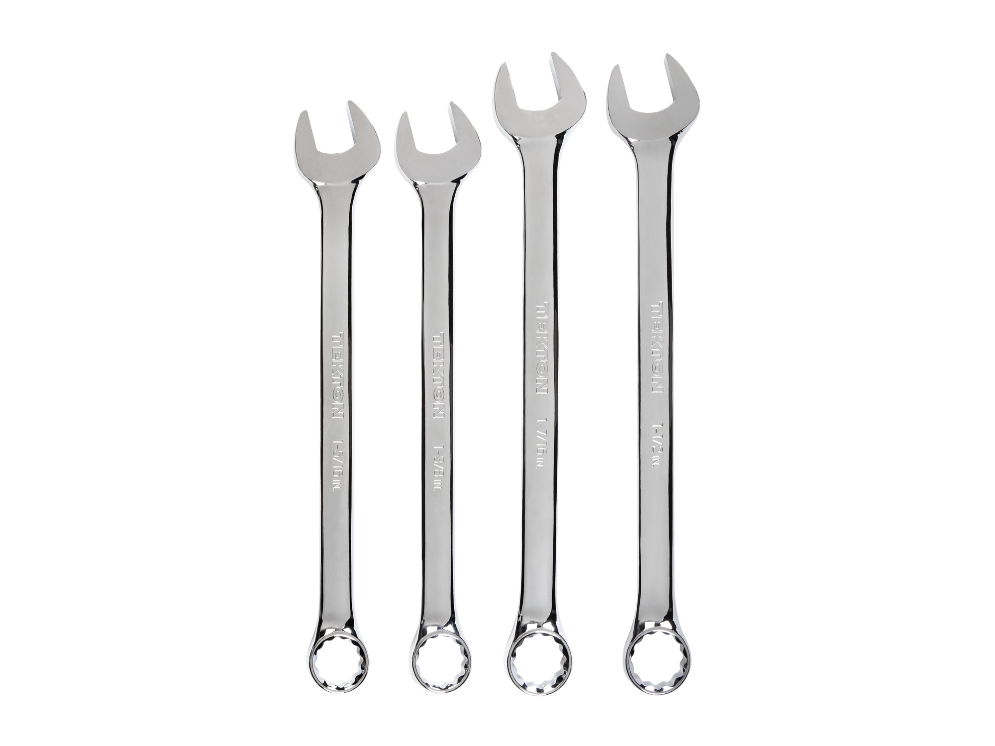 4 -Piece Set 12-point Standard (SAE) Standard Combination Wrench (no case)