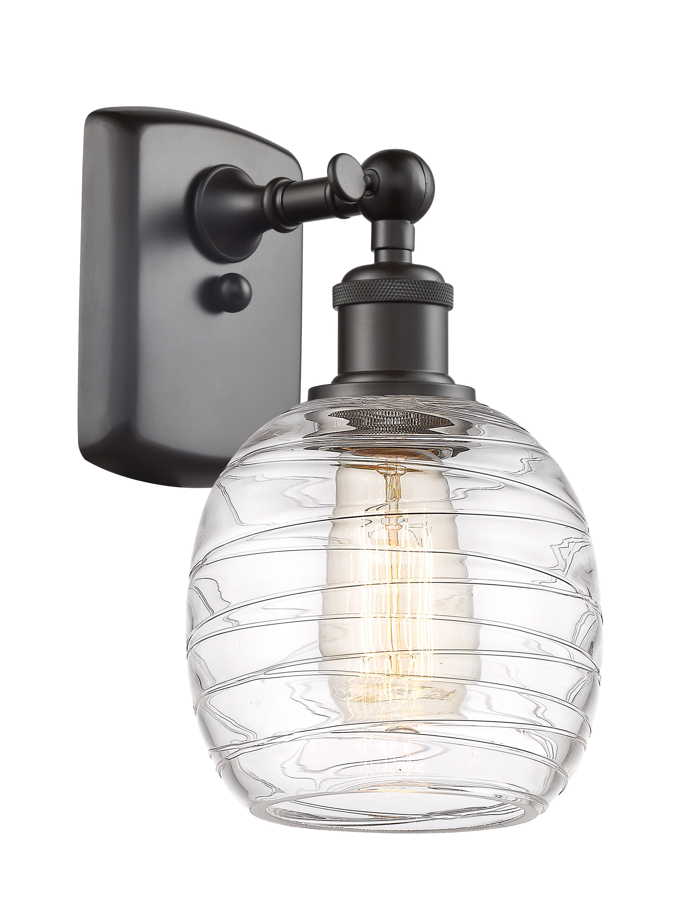 Belfast 6-in W 1 -Light Oil-rubbed Bronze Industrial Wall Sconce