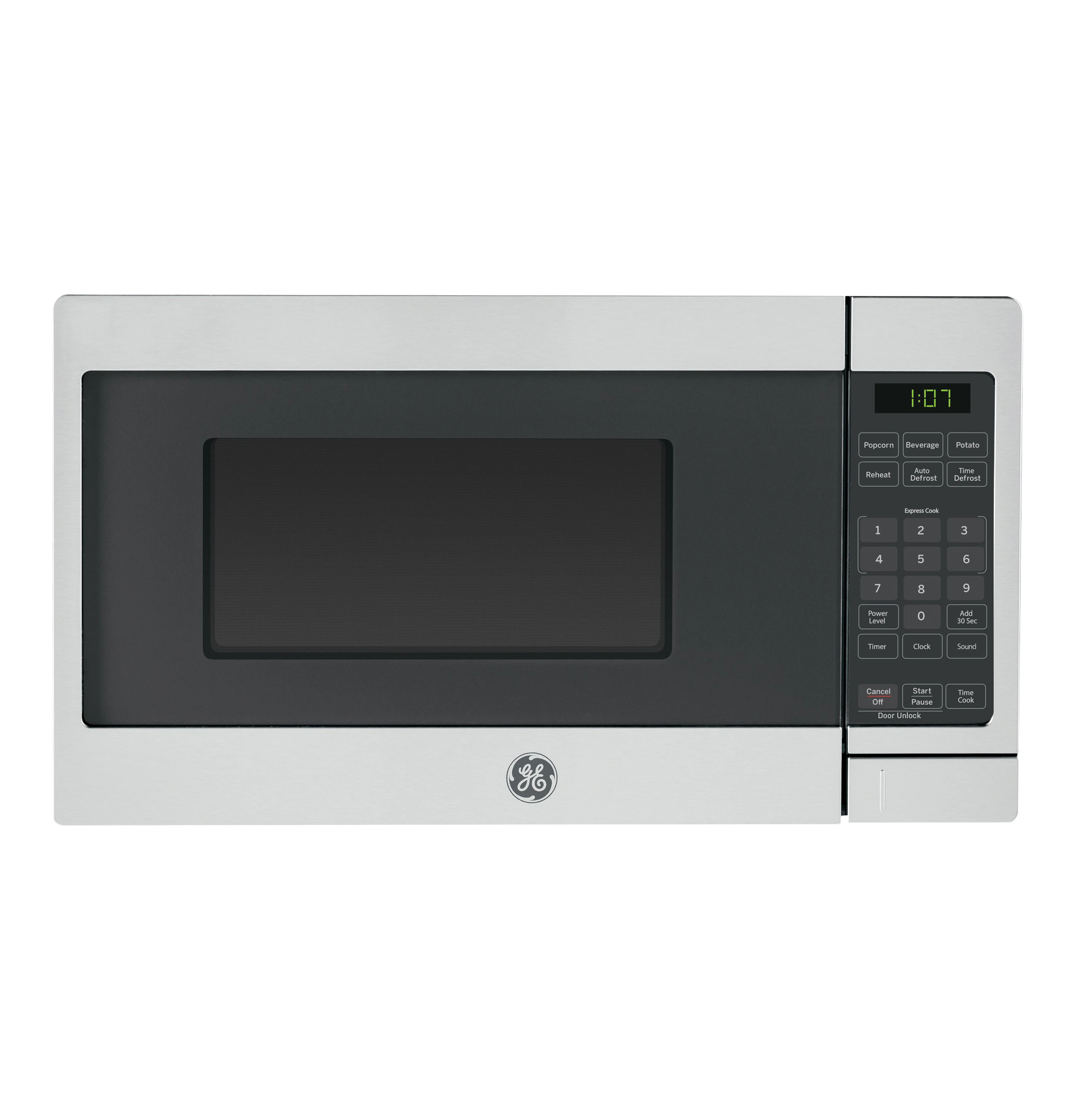 0.7-cu ft Small (Less than 1.5-cu ft) 700 -Watt Countertop Microwave ( Stainless Steel )