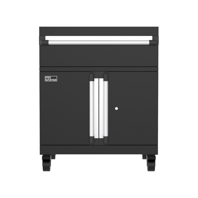 ClosetMaid ProGarage 26.8-in W x 32.7-in H x 18-in D Freestanding Steel Garage Cabinet in Black
