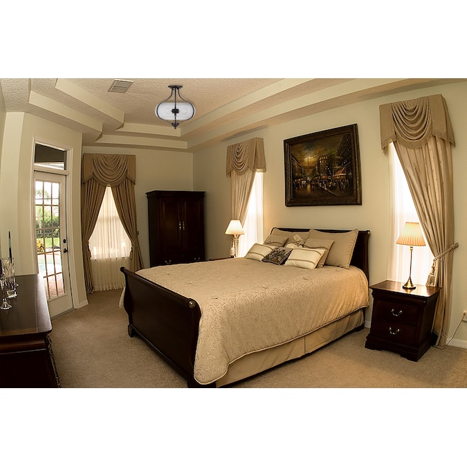 Craftmade Serene 2-Light 15.25-in Matte Bronze Semi mount light - Image 3