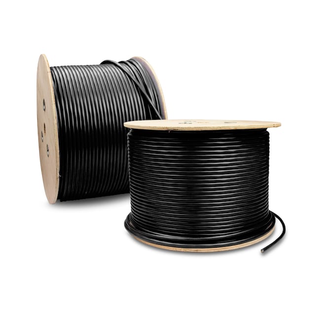 TRIPLETT 1000-ft 23 Cat 6 4 Communications Multipurpose Black Data Cable Reel - Image 2