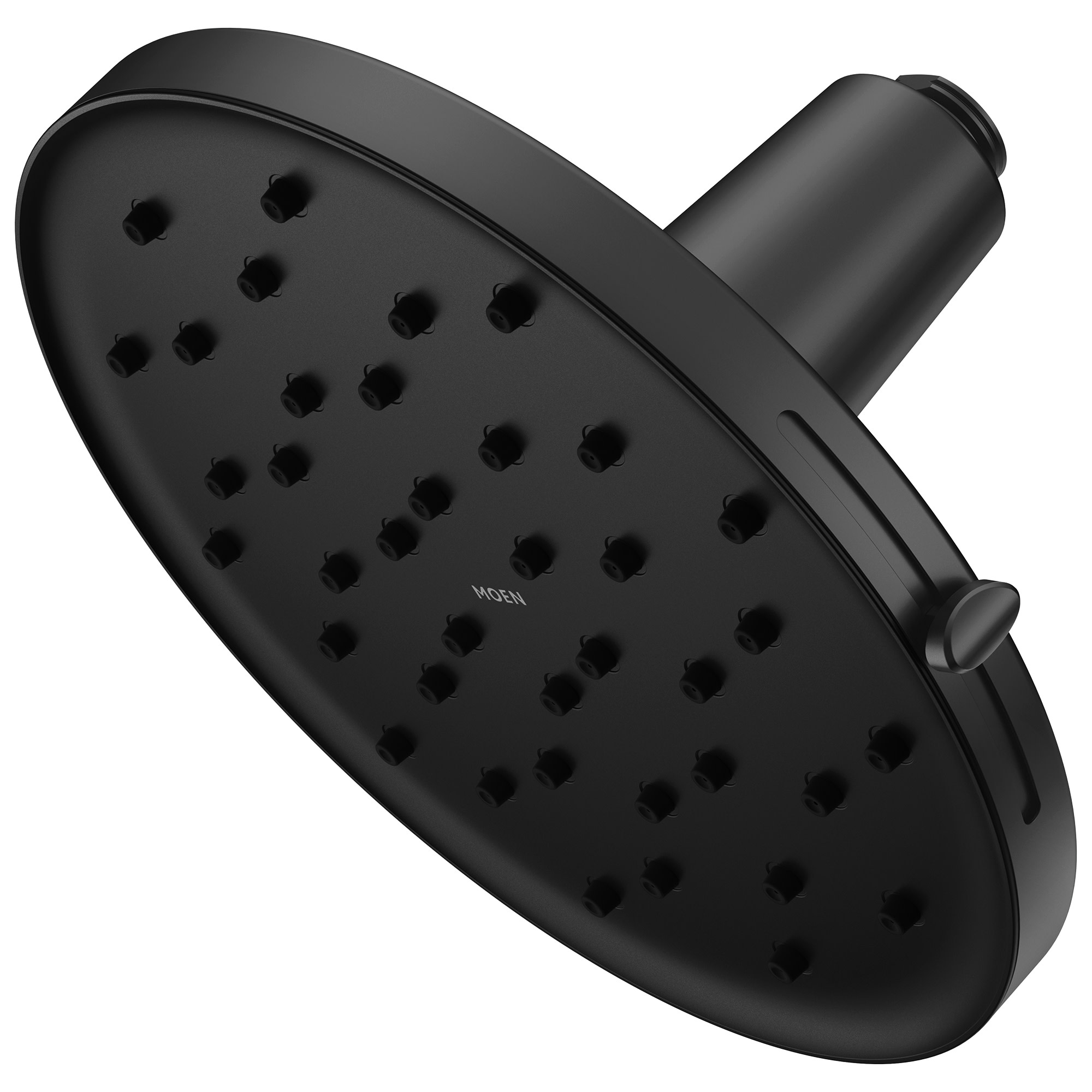 Matte Black Sold separately Single function Round Bathtub and shower Faucet (Valve Not Included)