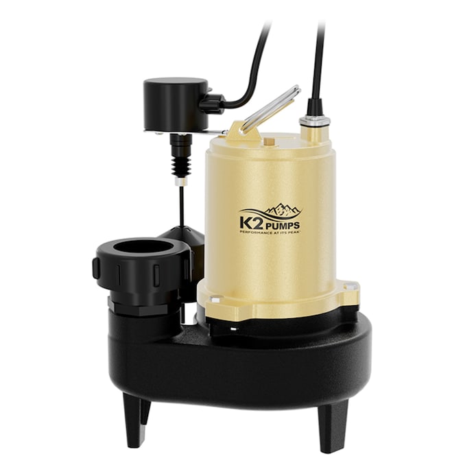 K2 Pumps 1/2-HP 115-Volt 150-GPM Cast Iron Sewage Sump Pump