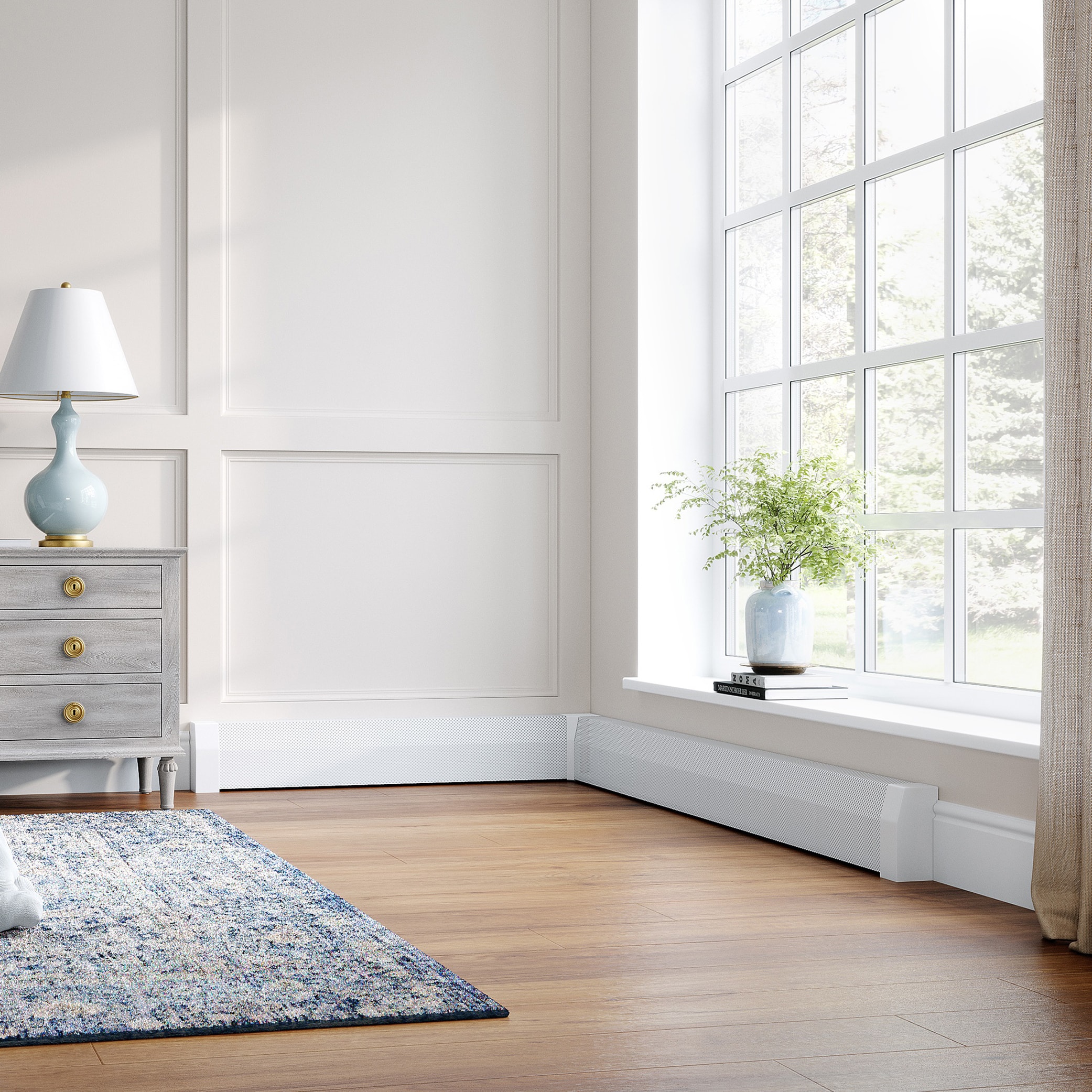 Premium 4-ft Hydronic Slip-on Baseboard Heater Cover - Image 11