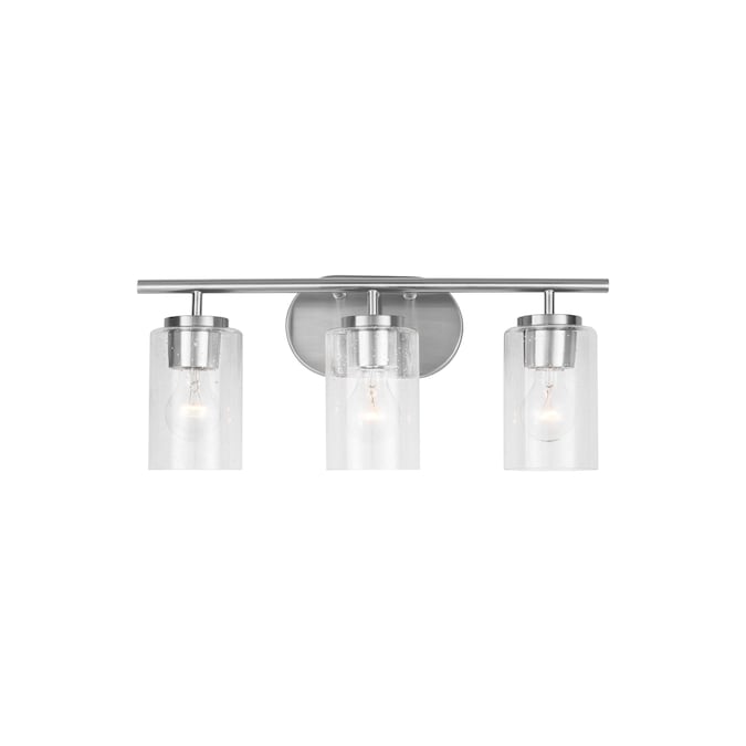 Generation Lighting Oslo 20-in 3-Light Brushed Nickel Modern/Contemporary Vanity Light