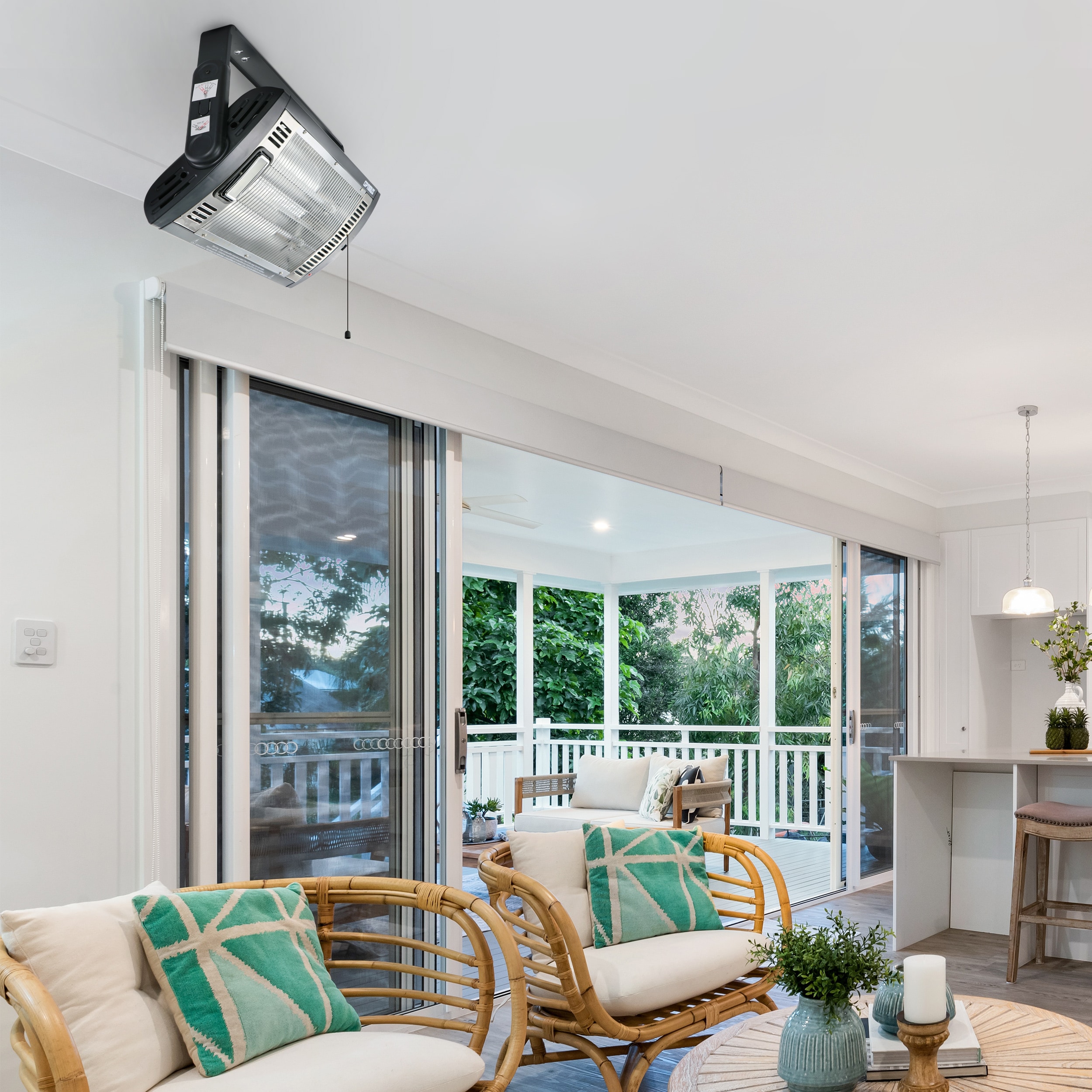 Up to 1200-Watt Radiant Utility Indoor Electric Space Heater - Image 7