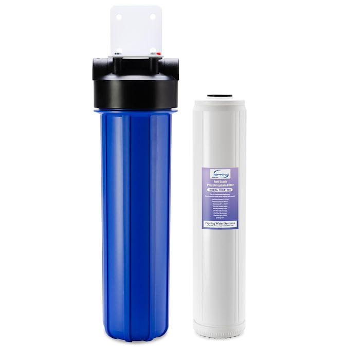 iSpring Single-stage 15-GPM Polyphosphate Hard Water Whole House Water Filtration System