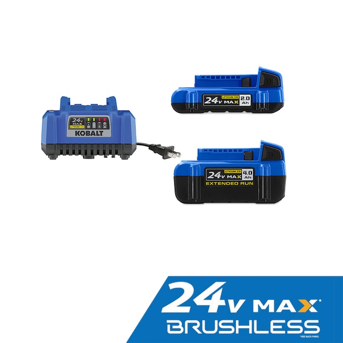 Kobalt 24-V 2-Pack Lithium Battery Kit (2 Ah and 4 Ah)