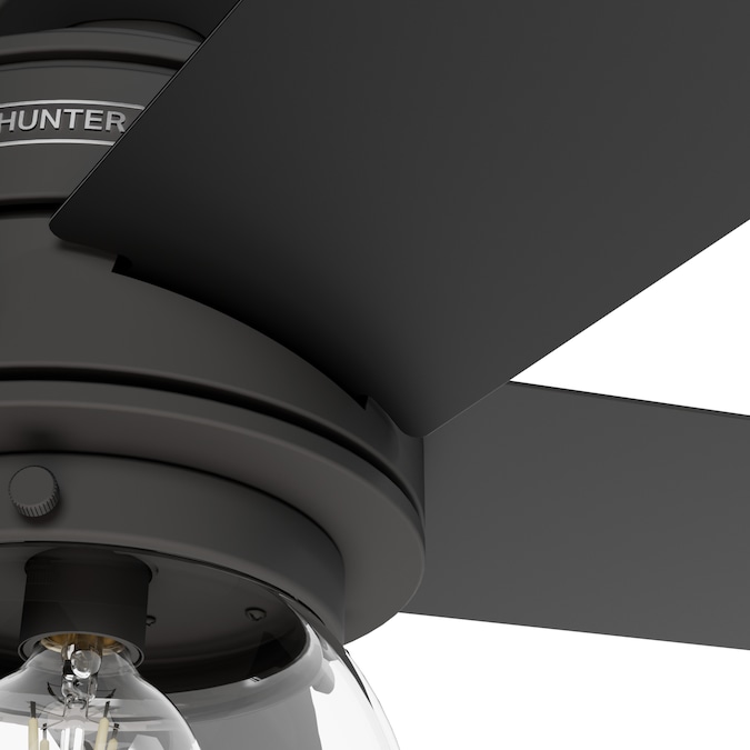 Hunter Xidane SureSpeed 52-in Matte black LED Indoor Ceiling Fan with Light and Remote (5-Blade) - Image 13