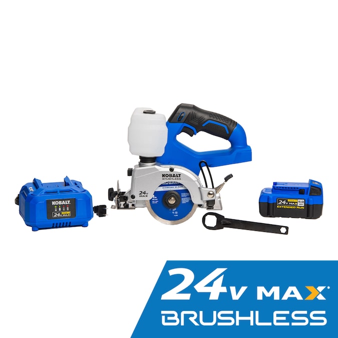 Kobalt 24V 4-in-Blade Cordless Handheld Tile Saw (Battery Included)