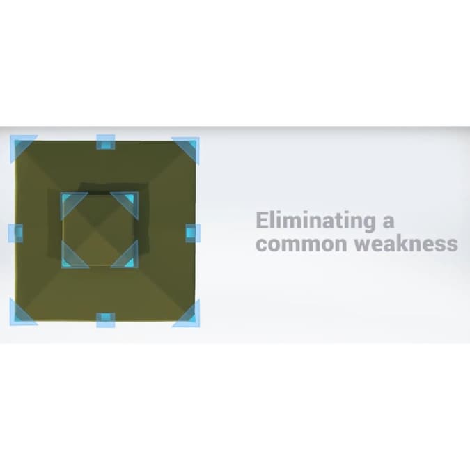 Garden Winds Standard 350 1 Beige Canopy Replacement Top - Image 5