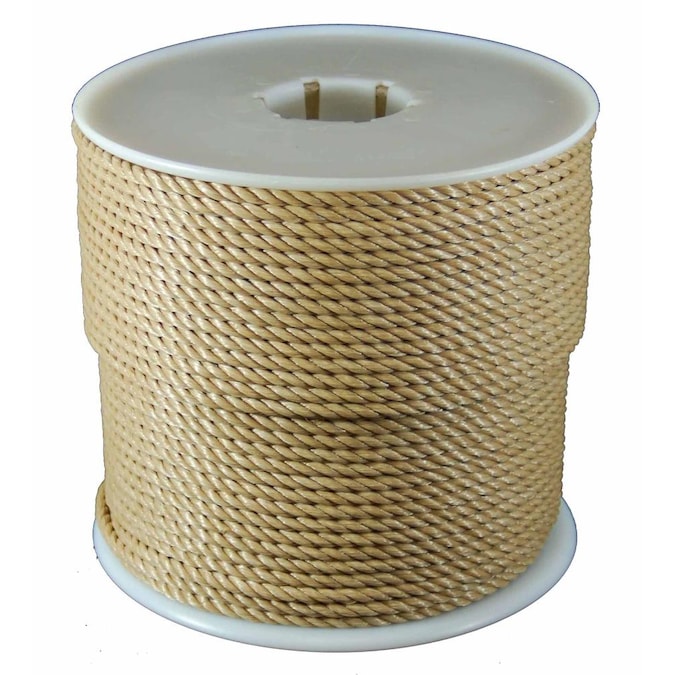 T.W. Evans Cordage 0.375-in x 600-ft Twisted Polypropylene Rope (By-the-Roll)