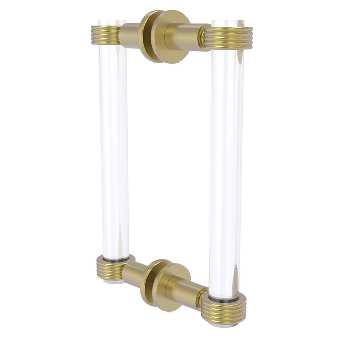Allied Brass Satin Brass 8-in Hinged Shower Door Handle