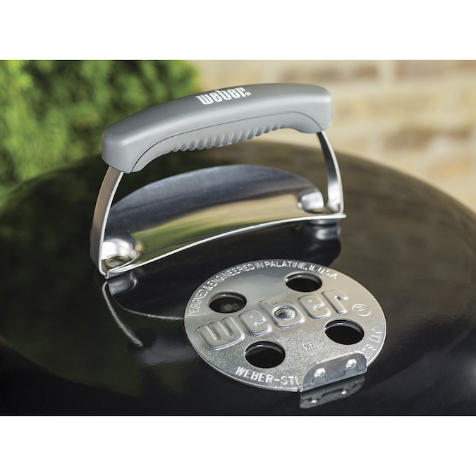 Weber Original Kettle 18-in W Black Kettle Charcoal Grill - Image 2