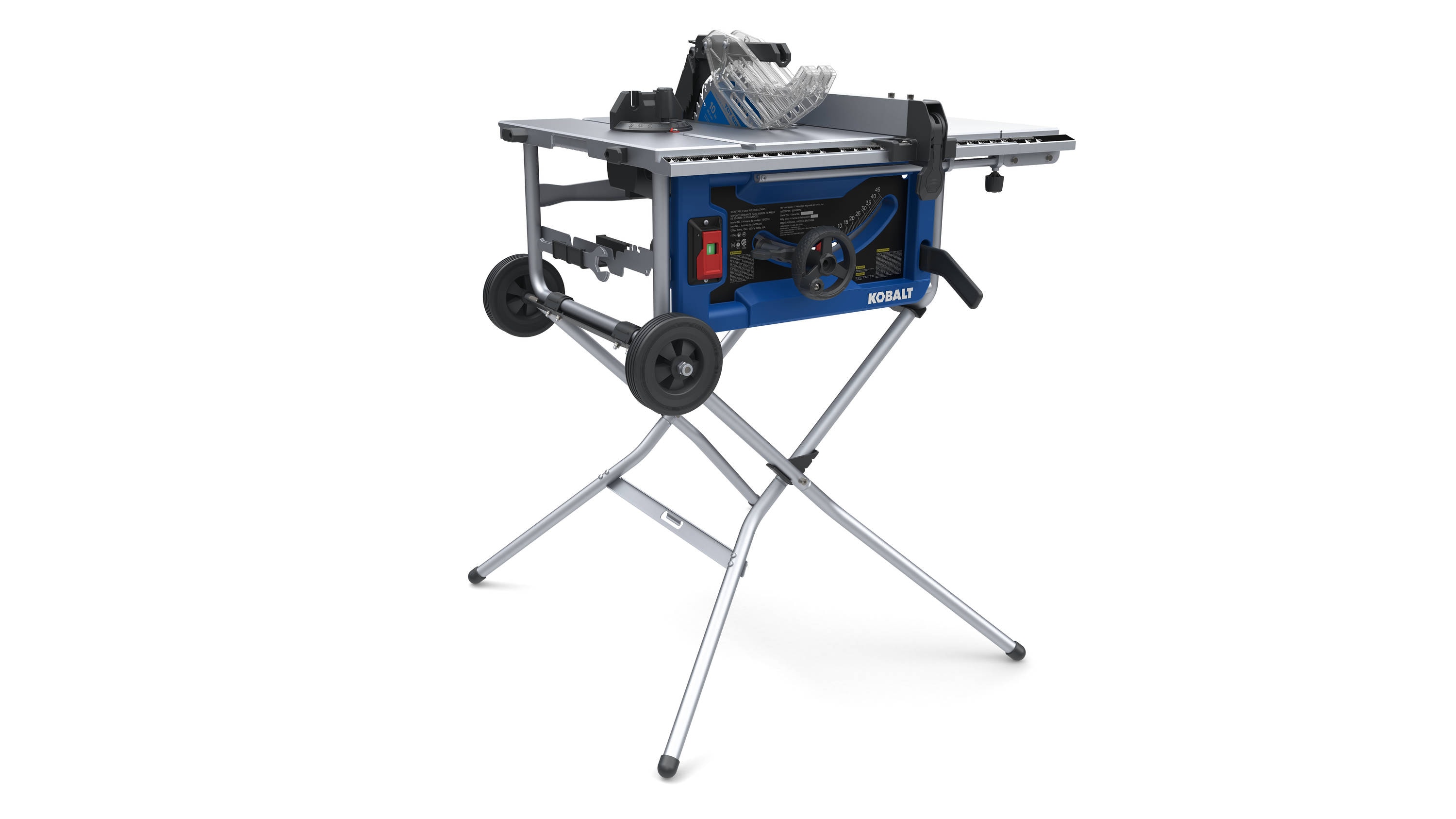 10-in 15 -Amp 120 -Volt Portable Jobsite Table Saw with Folding Stand