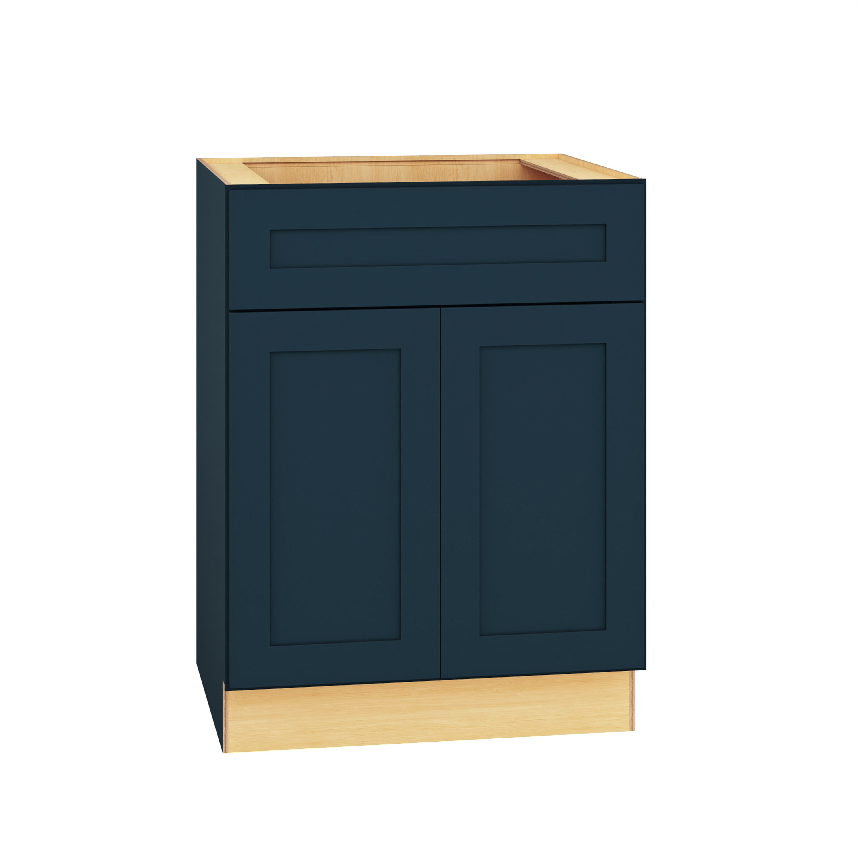 Jamestown 24-in Regatta Blue Bathroom Vanity Base Cabinet without Top