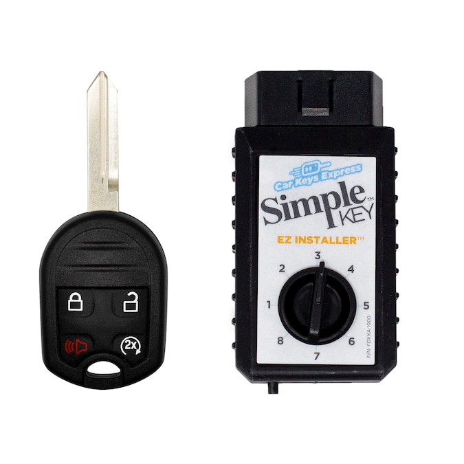 Car Keys Express Black Remote Head Key Brass Automotive Key Blank