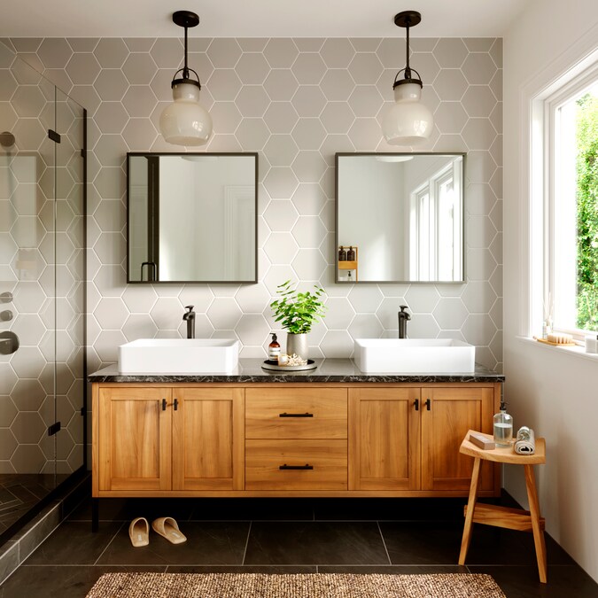 Karran Woodburn Matte Black Vessel 1-Handle Bathroom Sink Faucet with Drain - Image 8