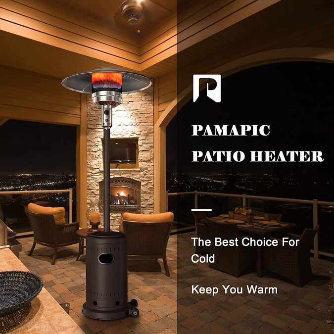 PamaPic 48000-BTU Outdoor Portable Propane Tank Top Propane Heater - Image 2