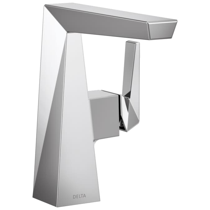 Delta Trillian Lumicoat Chrome Single Hole 1-Handle WaterSense Bathroom Sink Faucet