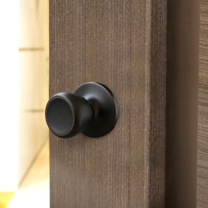 Design House Terrace Oil Rubbed Bronze Interior Hall/Closet Passage Door Knob (12-Pack) - Image 2