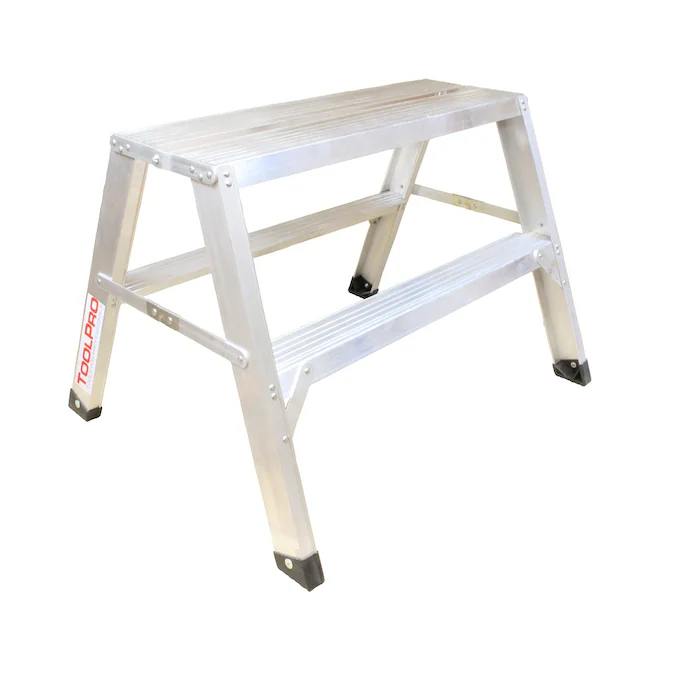 ToolPro 2-ft Aluminum Type 1a- 300-lb Load Capacity Step Ladder