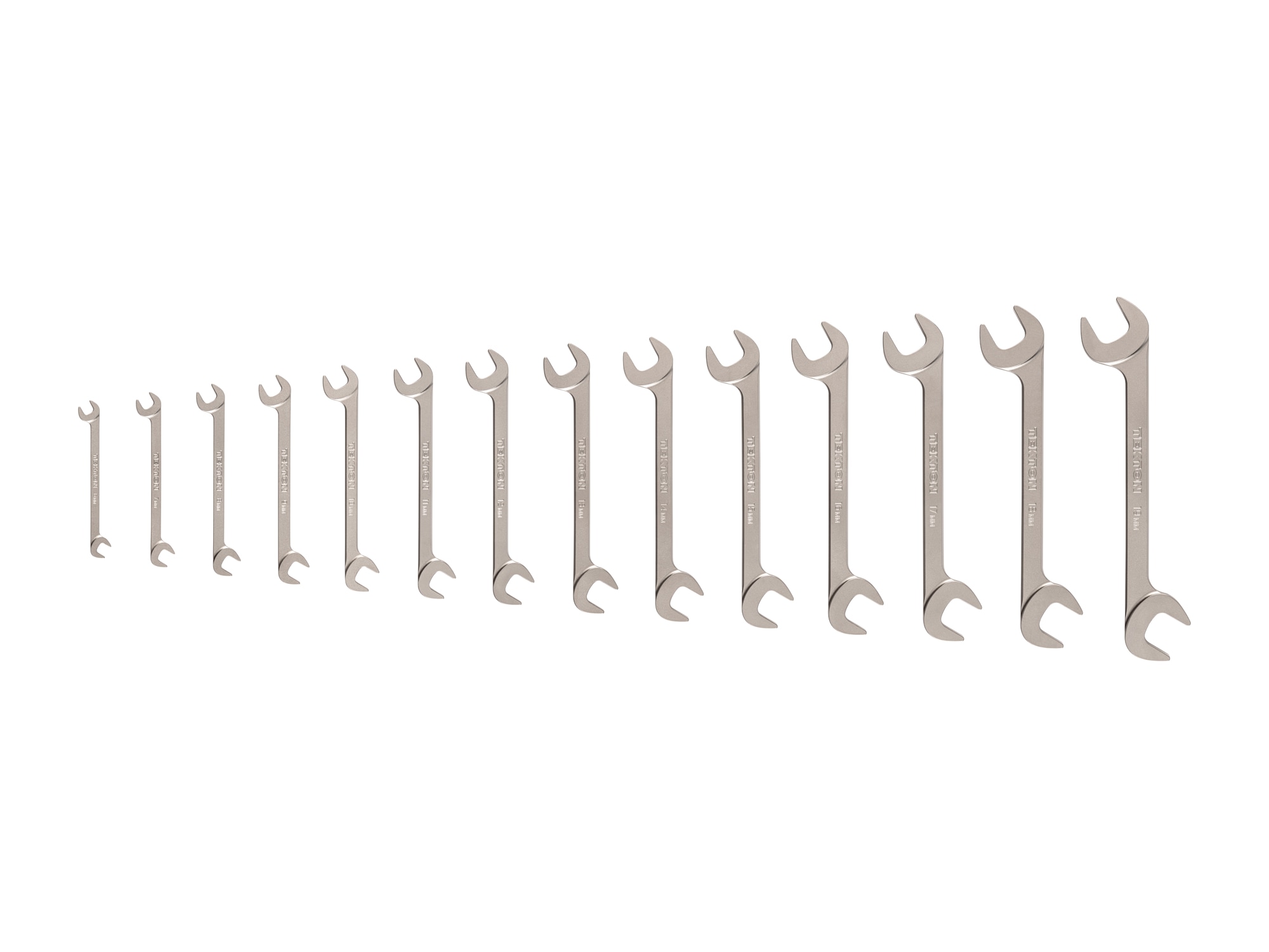 14 -Piece Set Metric Angle Open end Wrench (no case)