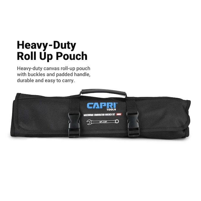 Capri Tools 17-Piece Set 12-point (Sae) Standard Combination Wrench Includes Soft Case - Image 8