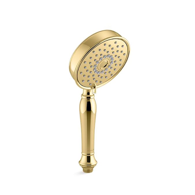 ER Bancroft Vibrant Polished Brass Handheld Shower Head 1.75-GPM (6.6-LPM)