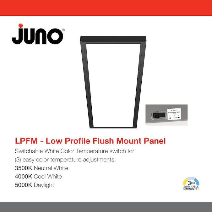 Juno 1-ft x 4-ft Soft White LED Panel Light - Image 3
