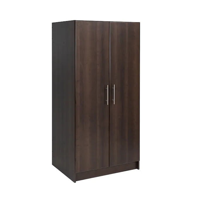 Prepac Elite 32-in W x 65-in H Wood Composite Espresso Freestanding Utility Storage Cabinet