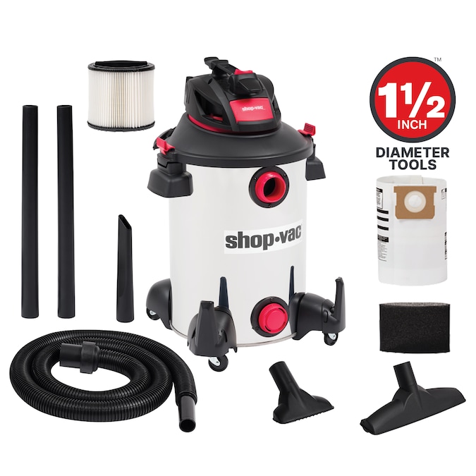 Shop-Vac 12-Gallons 6-HP Corded Wet/Dry Shop Vacuum with Accessories Included