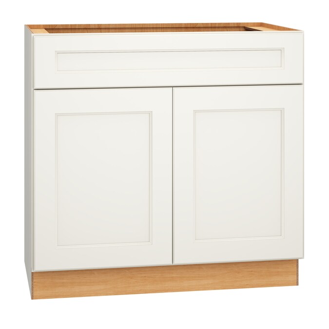 Diamond Express Macaulay 36-in White Bathroom Vanity Base Cabinet without Top