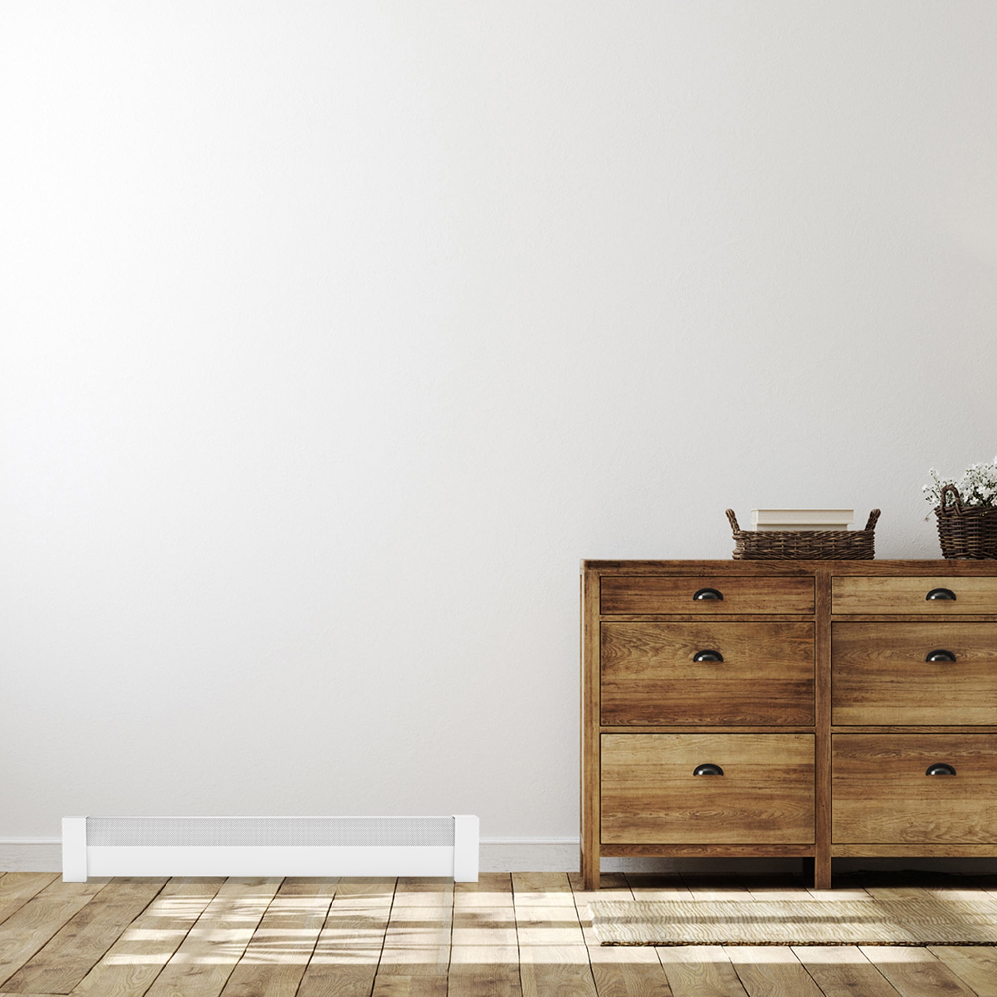 Basic 4-ft Hydronic Slip-on Baseboard Heater Cover - Image 4