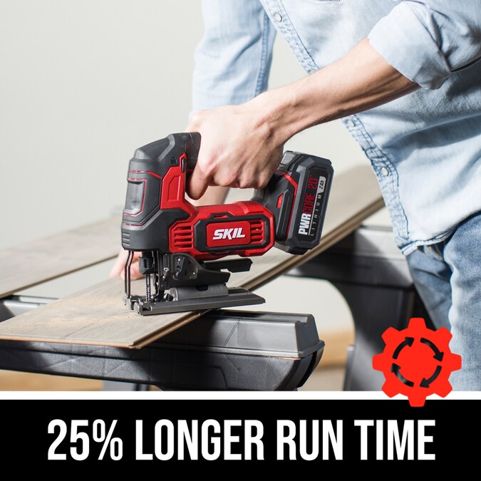 SKIL PWR CORE 20-volt Brushless Variable Keyless Cordless Jigsaw (Charger Included and Battery Included) - Image 3