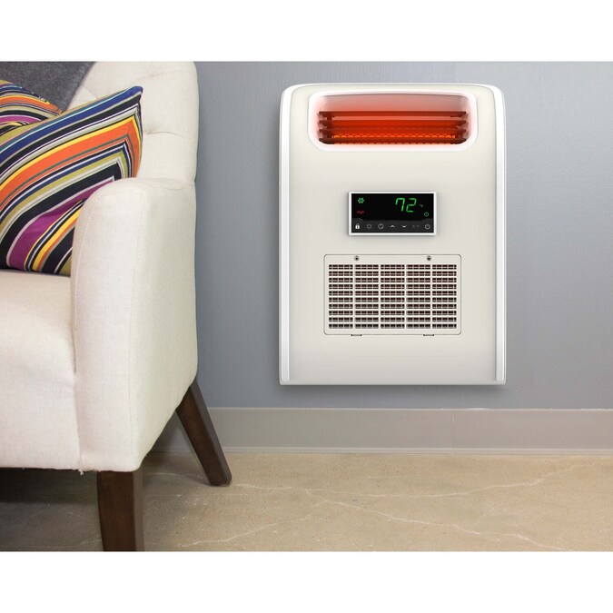 Lifesmart Up to 1500-Watt Infrared Quartz Compact Personal Indoor Electric Space Heater with Thermostat and Remote Included - Image 5