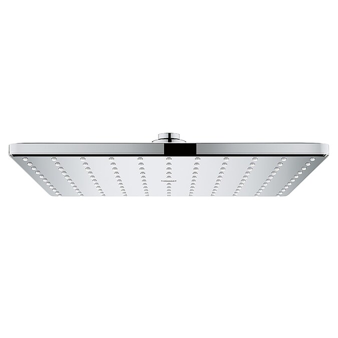 GROHE Starlight Chrome 12.19-in Square Fixed Rain Shower Head 1.75-GPM (6.6-LPM)