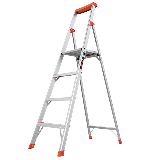 Little Giant Ladders Flip-N-Lite M6 6-ft Aluminum Type 1a- 300-lb Load Capacity Platform Step Ladder
